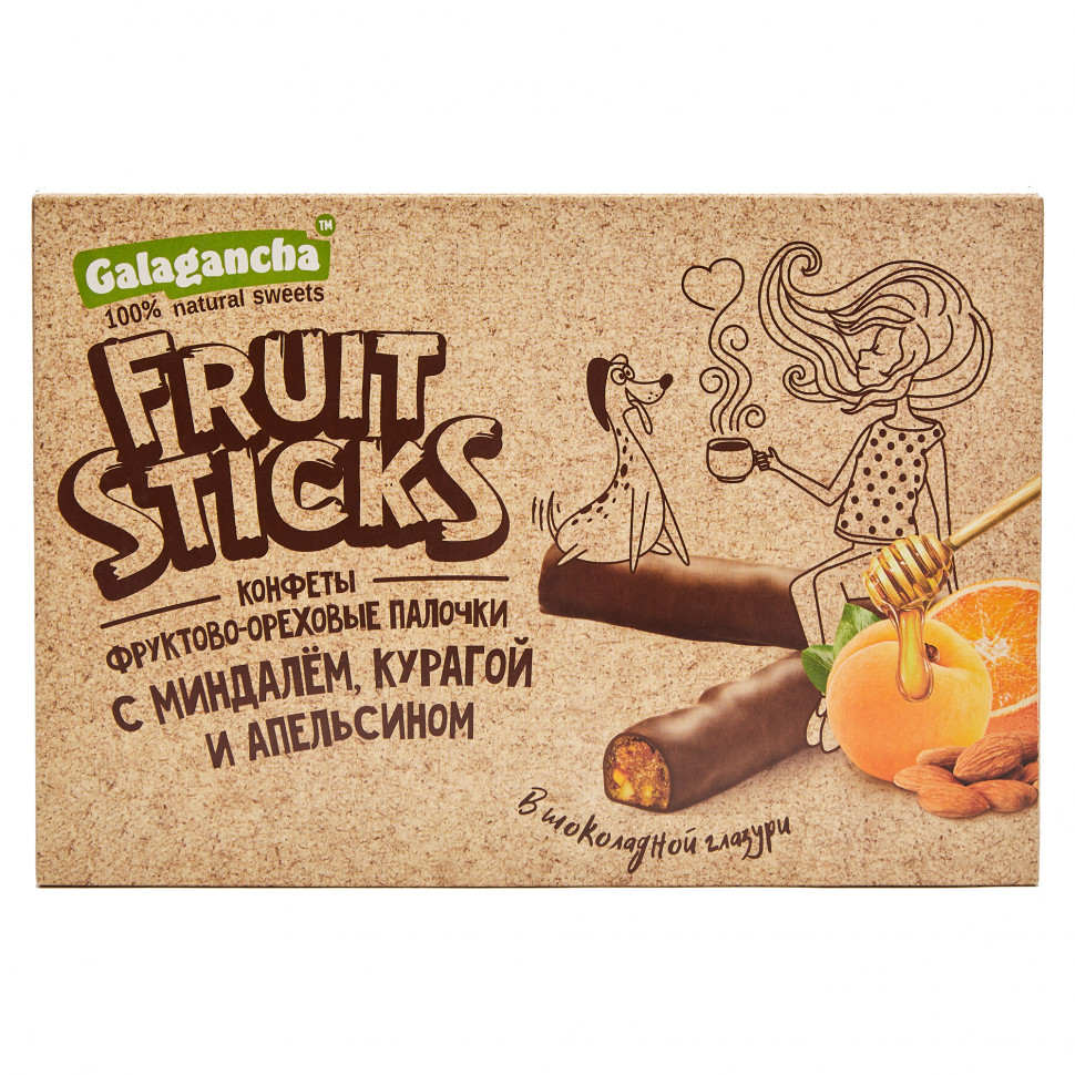  Берестов КРАФТ Fruit Stiсks с курагой и миндалем, 175г   в Ахтубинске