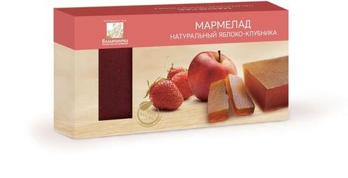  Мармелад пластовый 210г Яблоко-Клубника в Ахтубинске