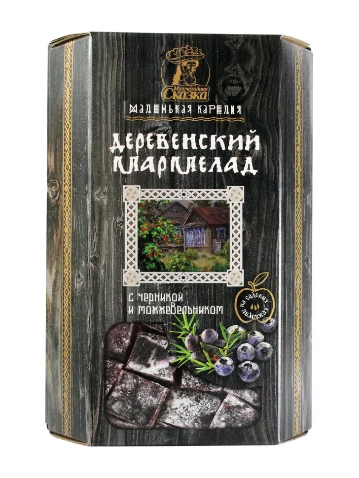  Мармелад деревенский "С черникой и можжевельником" 300г в Ахтубинске