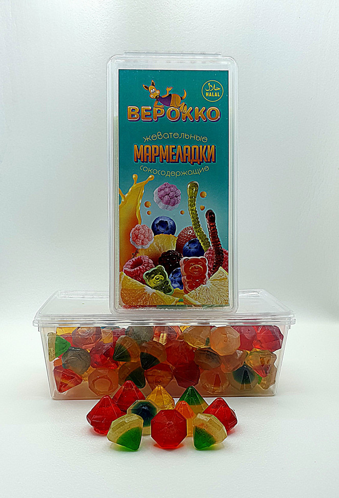  Жевательный мармелад Самоцветы, 250г      в Ахтубинске
